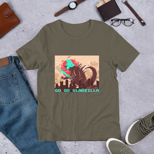 Gladzilla Unisex t-shirt
