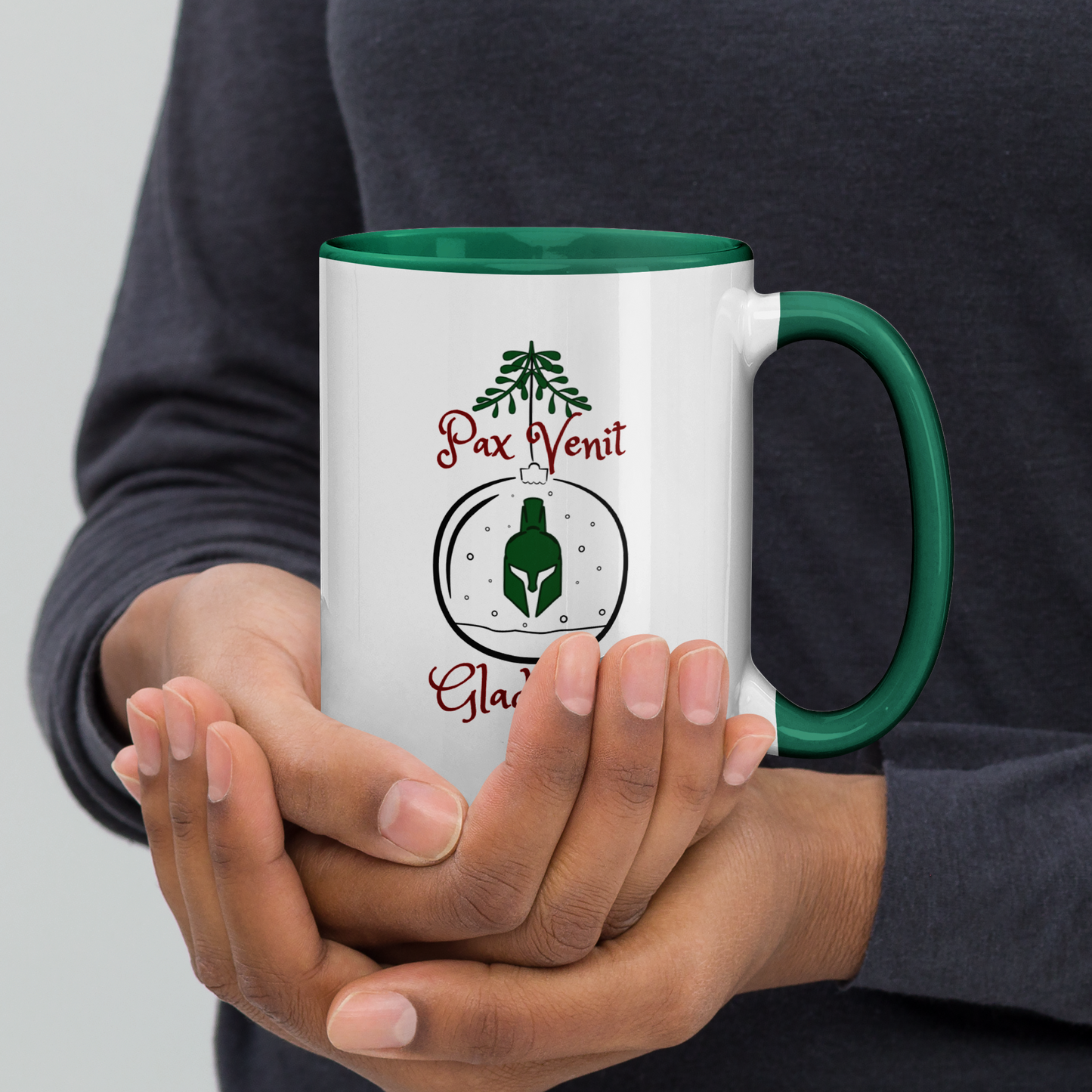 "Peace Is Coming" 15oz Mug with Color Inside